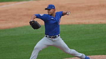 Chicago Cubs starting pitcher Jose Quintana (62) seems like a potential fir with the SF Giants. (Dennis Wierzbicki-USA TODAY Sports)