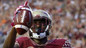 TALLAHASSEE OCTOBER 7: Wide receiver Auden Tate