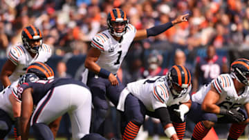 Justin Fields, Bears, Texans, NFL (Photo by Michael Reaves/Getty Images)