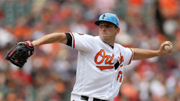 BALTIMORE, MARYLAND - JUNE 16: John Means #67 of the Baltimore Orioles throws to a Boston Red Sox batter in the second inning at Oriole Park at Camden Yards on June 16, 2019 in Baltimore, Maryland. (Photo by Rob Carr/Getty Images)