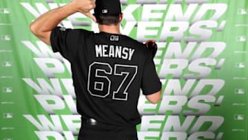 BALTIMORE, MARYLAND - AUGUST 23: John Means #67 of the Baltimore Orioles poses for a portrait during MLB Players Weekend at Oriole Park at Camden Yards on August 23, 2019 in Baltimore, Maryland. (Photo by Rob Carr/Getty Images)