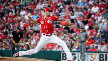CINCINNATI, OHIO - SEPTEMBER 07: Kevin Gausman #46 of the Cincinnati Reds pitches to the Arizona Diamondbacks during the ninth inning at Great American Ball Park on September 07, 2019 in Cincinnati, Ohio. (Photo by Silas Walker/Getty Images)