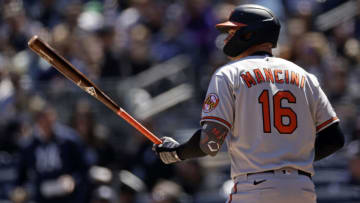 Trey Mancini #16 of the Baltimore Orioles. (Photo by G Fiume/Getty Images)