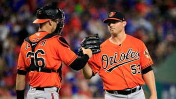 ARLINGTON, TX - JULY 29: Caleb Joseph