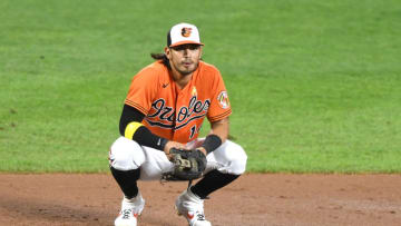 Rio Ruiz #14 of the Baltimore Orioles (Photo by Mitchell Layton/Getty Images)