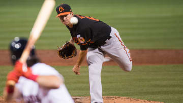 BOSTON, MA - JULY 24: Tommy Milone #69 of the Baltimore Orioles pitches in the third inning against the Boston Red Sox on Opening Day at Fenway Park on July 24, 2020 in Boston, Massachusetts. The 2020 season had been postponed since March due to the COVID-19 pandemic. (Photo by Kathryn Riley/Getty Images)