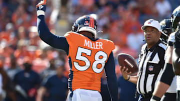 Denver Broncos outside linebacker Von Miller (58) at Empower Field at Mile High. Mandatory Credit: Michael Madrid-USA TODAY Sports