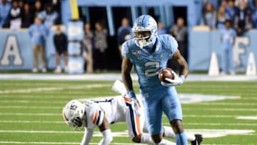North Carolina Tar Heels receiver Dyami Brown #2 (Rob Kinnan-USA TODAY Sports)