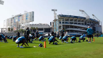 Jacksonville Jaguars at Dream Finders Homes. Mandatory Credit: Nathan Ray Seebeck-USA TODAY Sports