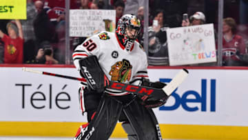 Corey Crawford #50, Chicago Blackhawks (Photo by Minas Panagiotakis/Getty Images)