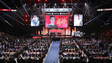 Chicago Blackhawks Draft (Photo by Bruce Bennett/Getty Images)