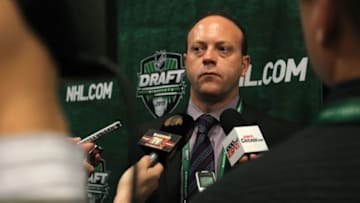 Stan Bowman, Chicago Blackhawks (Photo by Bruce Bennett/Getty Images)
