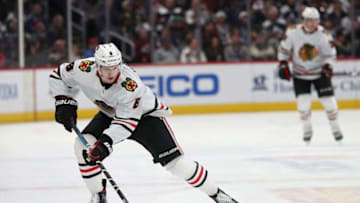 Dominik Kubalik, Blackhawks (Photo by Matthew Stockman/Getty Images)