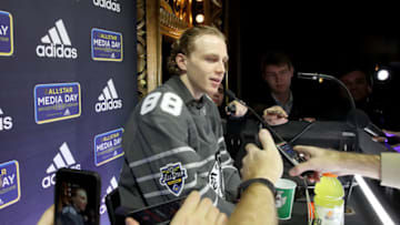 Patrick Kane #88, Chicago Blackhawks (Photo by Bruce Bennett/Getty Images)