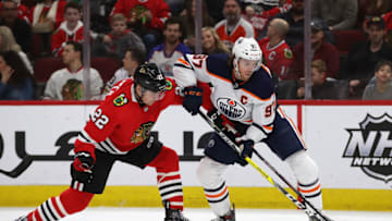 Ryan Carpenter #22, Chicago Blackhawks (Photo by Jonathan Daniel/Getty Images)