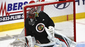 Malcolm Subban #30, Chicago Blackhawks (Photo by Jonathan Daniel/Getty Images)