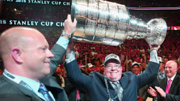 Stan Bowman, Chicago Blackhawks (Photo by Bruce Bennett/Getty Images)