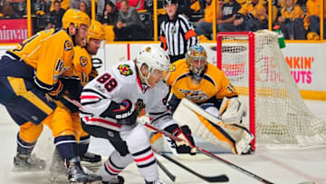 Patrick Kane #88, Chicago Blackhawks (Photo by Frederick Breedon/Getty Images)