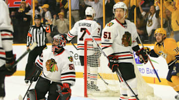 Corey Crawford #50, Chicago Blackhawks (Photo by Danny Murphy/Icon Sportswire via Getty Images)