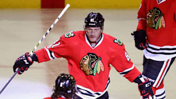 CHICAGO, IL - MARCH 12: Marian Hossa