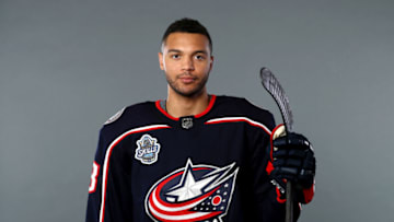 Seth Jones #3, Columbus Blue Jackets (Photo by Jamie Squire/Getty Images)