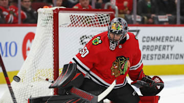 Corey Crawford #50, Chicago Blackhawks (Photo by Jonathan Daniel/Getty Images)
