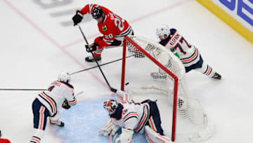 Brandon Saad #20, Chicago Blackhawks (Photo by Jeff Vinnick/Getty Images)