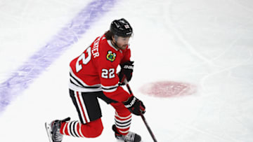 Ryan Carpenter #22, Chicago Blackhawks (Photo by Jonathan Daniel/Getty Images)