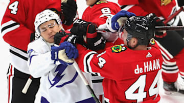 Calvin de Haan #44, Chicago Blackhawks (Photo by Jonathan Daniel/Getty Images)