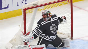 Malcolm Subban #30, Chicago Blackhawks (Photo by Jonathan Daniel/Getty Images)