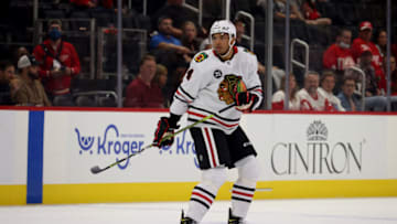 Seth Jones #4, Chicago Blackhawks (Photo by Gregory Shamus/Getty Images)