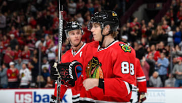 CHICAGO, IL - FEBRUARY 18: Patrick Kane