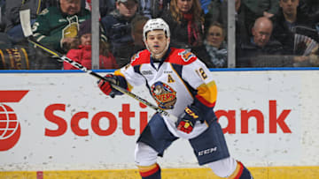 LONDON, ON - MARCH 10: Alex DeBrincat