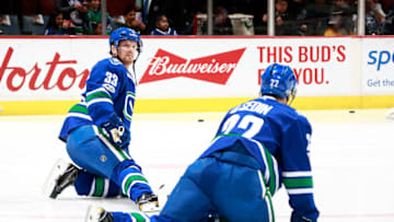 VANCOUVER, BC - APRIL 8: Daniel Sedin