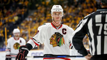 NASHVILLE, TN - APRIL 17: Jonathan Toews