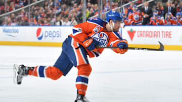 EDMONTON, AB - FEBRUARY 11: Jordan Oesterle