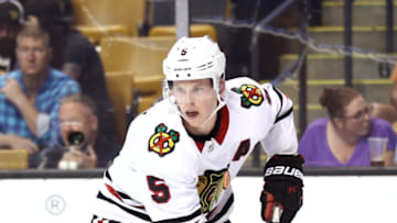 BOSTON, MA - SEPTEMBER 25: Connor Murphy