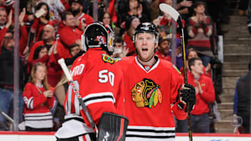 CHICAGO, IL - JANUARY 03: Bryan Bickell
