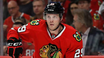 CHICAGO, IL - APRIL 07: Bryan Bickell