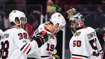 MONTREAL, QC - OCTOBER 10: Jonathan Toews