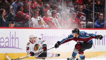 DENVER, CO - OCTOBER 28: Alex DeBrincat