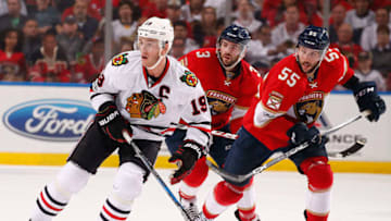 SUNRISE, FL - MARCH 25: Jonathan Toews