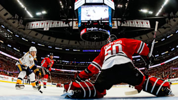 CHICAGO, IL - APRIL 13: Viktor Arvidsson