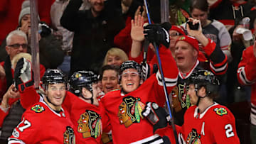 CHICAGO, IL - DECEMBER 10: (L-R) Lance Bouma