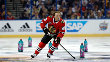 TAMPA, FL - JANUARY 27: Patrick Kane