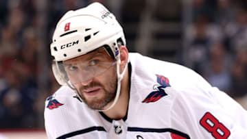 WINNIPEG, MB - FEBRUARY 13: Alex Ovechkin