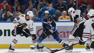 ST. LOUIS, MO - APRIL 4: Brandon Saad