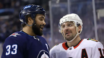 WINNIPEG, MB - APRIL 7: Dustin Byfuglien