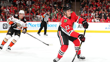 Chicago Blackhawks, Adam Boqvist #27 (Photo by Chase Agnello-Dean/NHLI via Getty Images)