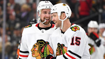 Chicago Blackhawks, Calvin de Haan, Zack Smith Mandatory Credit: Stephen R. Sylvanie-USA TODAY Sports